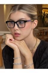 Siyah Unisex Mavi Işık Filtreli Blue Block Ekran gözlüğü