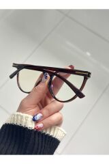 Talia Metal Detaylı Cateye Mavi Işık Filtreli Ekran Gözlüğü Optik Uyumlu Camları Değişebilir