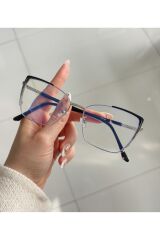 CAT EYE METY Mavi Işık Korumalı Blue Block Ekran gözlüğü Optik Uyumlu Camları Değişebilir