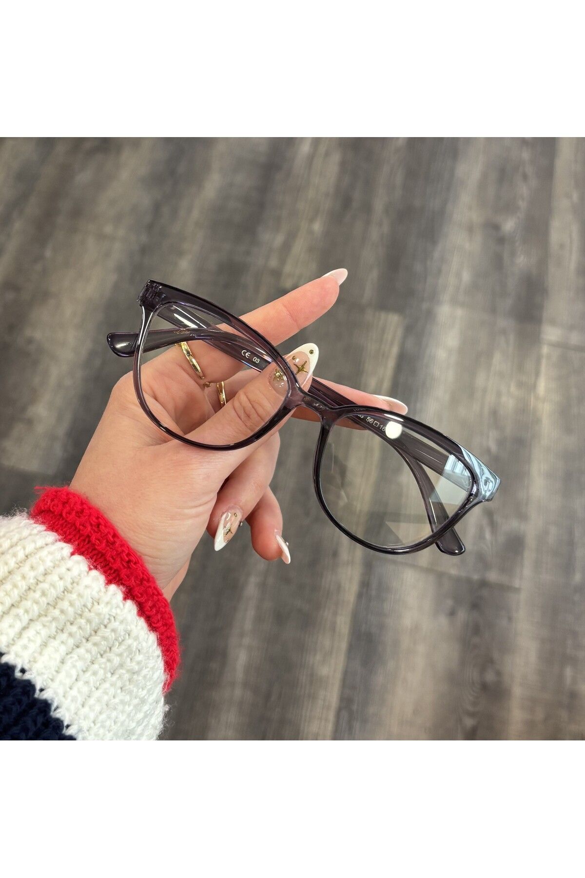 Talya Cateye Gri Mavi Işık Filtreli Ekran Gözlüğü Optik Uyumlu Camları Değişebilir