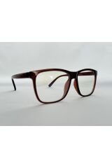 Kawai Mavi Işık Korumalı Kahve Ekran Gözlüğü Camları Değişebilir Unisex Kadın Erkek