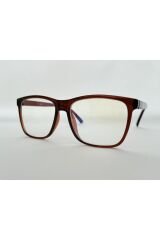 Kawai Mavi Işık Korumalı Kahve Ekran Gözlüğü Camları Değişebilir Unisex Kadın Erkek