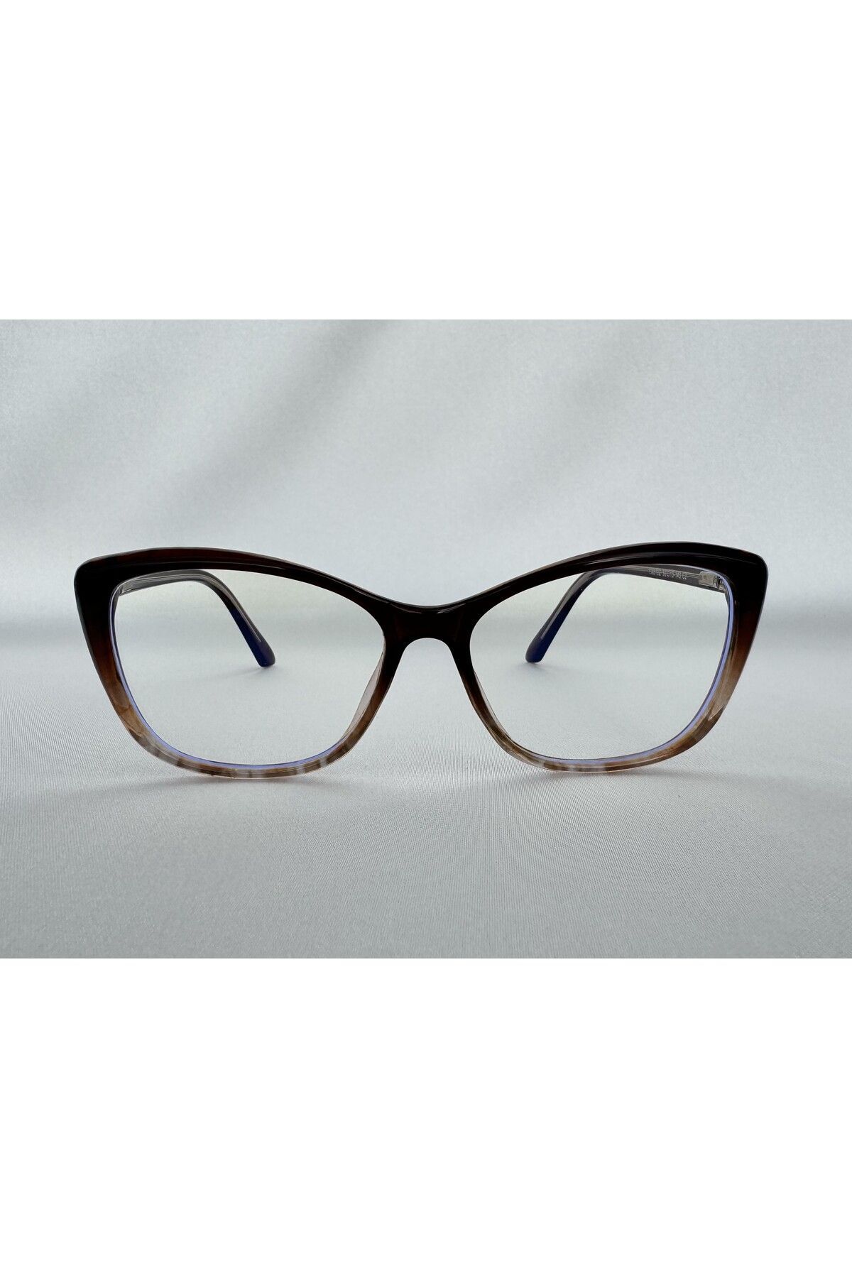 Zena Mavi Işık Korumalı Kahve Bilgisayar Ekran Gözlüğü Camları Değişebilir Kadın