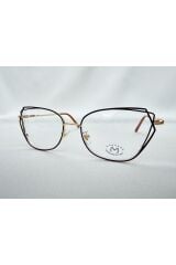 Horizon Cateye Mavi Işık Korumalı Kahve Ekran Gözlüğü Optik Uyumlu Camları Değişebilir Unisex