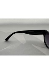 Wave Siyah Güneş Gözlüğü Cateye Siyah Cam Renkli