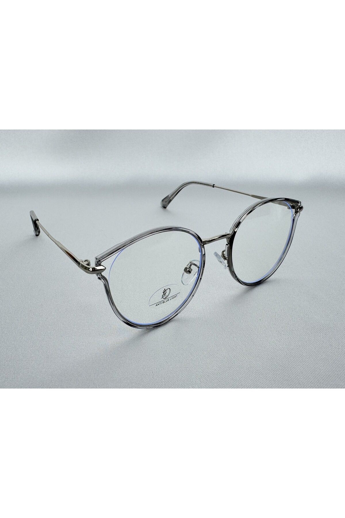 Lyra Mavi Işık Korumalı Gri Bilgisayar Ekran Gözlüğü Camları Değişebilir Kadın