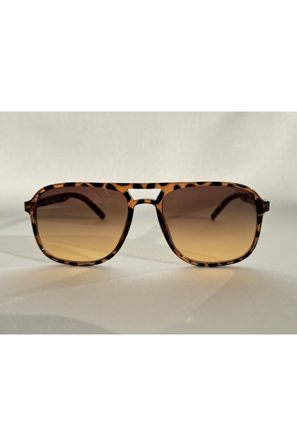 Fraude Leopar Güneş Gözlüğü Pilot Model Kahve Cam Renkli