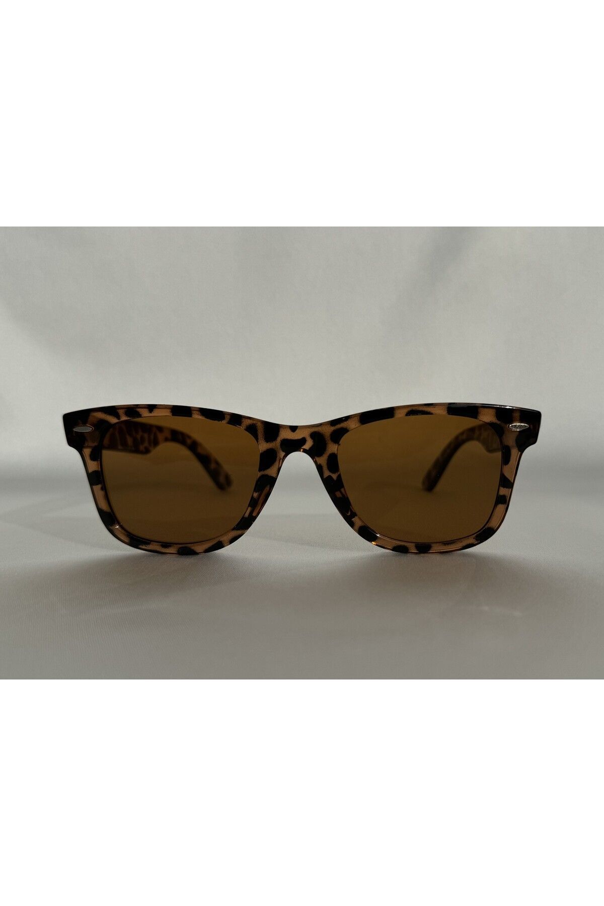 Vega Leopar Güneş Gözlüğü Wayfarer Kahve Cam Renkli