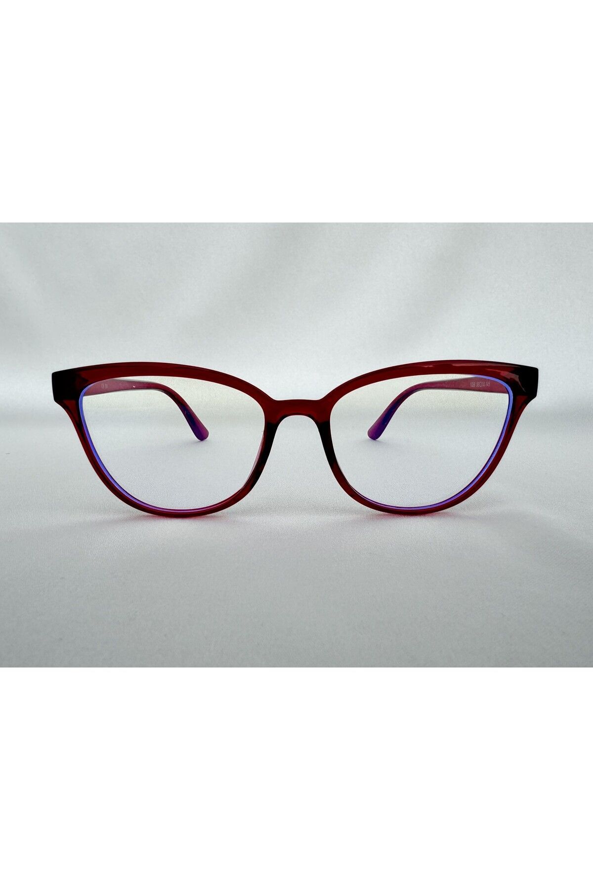 Talya Mavi Işık Korumalı Bordo Ekran Gözlüğü Optik Uyumlu Camları Değişebilir Unisex Kadın Erkek