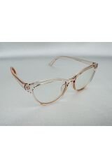 Talya Mavi Işık Korumalı Bej Ekran Gözlüğü Optik Uyumlu Camları Değişebilir Unisex Kadın Erkek