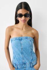 Bunny Siyah Güneş Gözlüğü, Oval, Siyah Cam Renkli