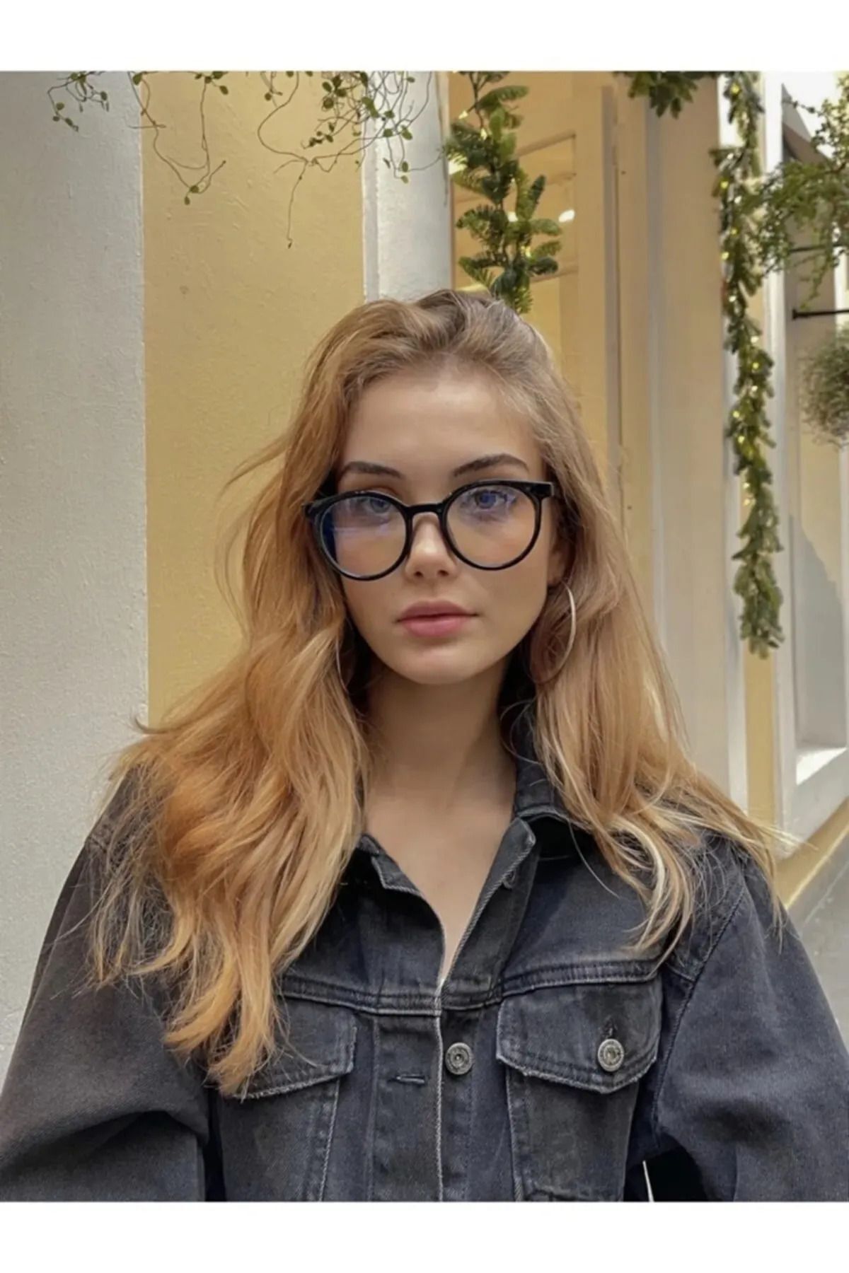 Unisex Siyah Mavi Işık Korumalı Gözlük