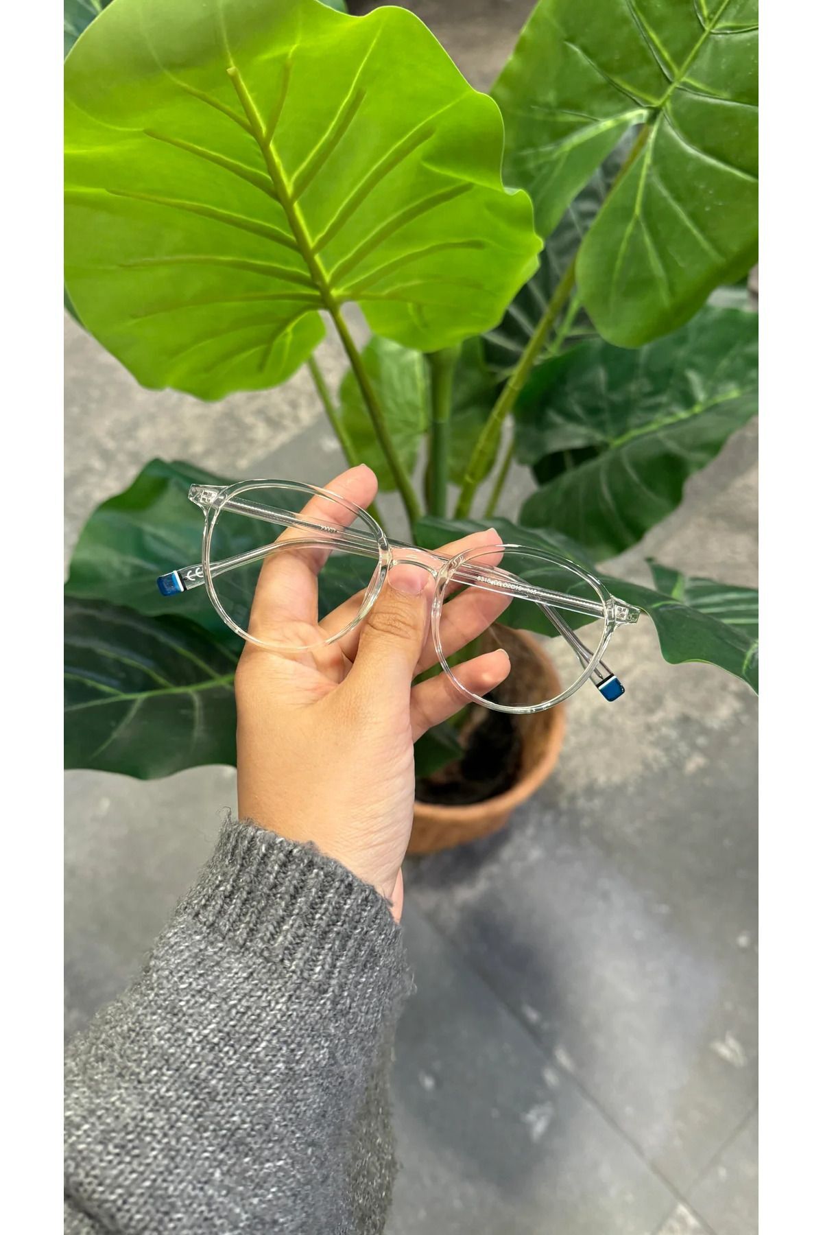 Saydam Model Şeffaf Mavi Işık Korumalı Bilgisayar Ekran Gözlüğü Blueblock