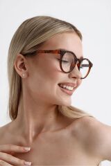 Yeni Sezon Mavi Işık Korumalı Leopar Model Gözlük