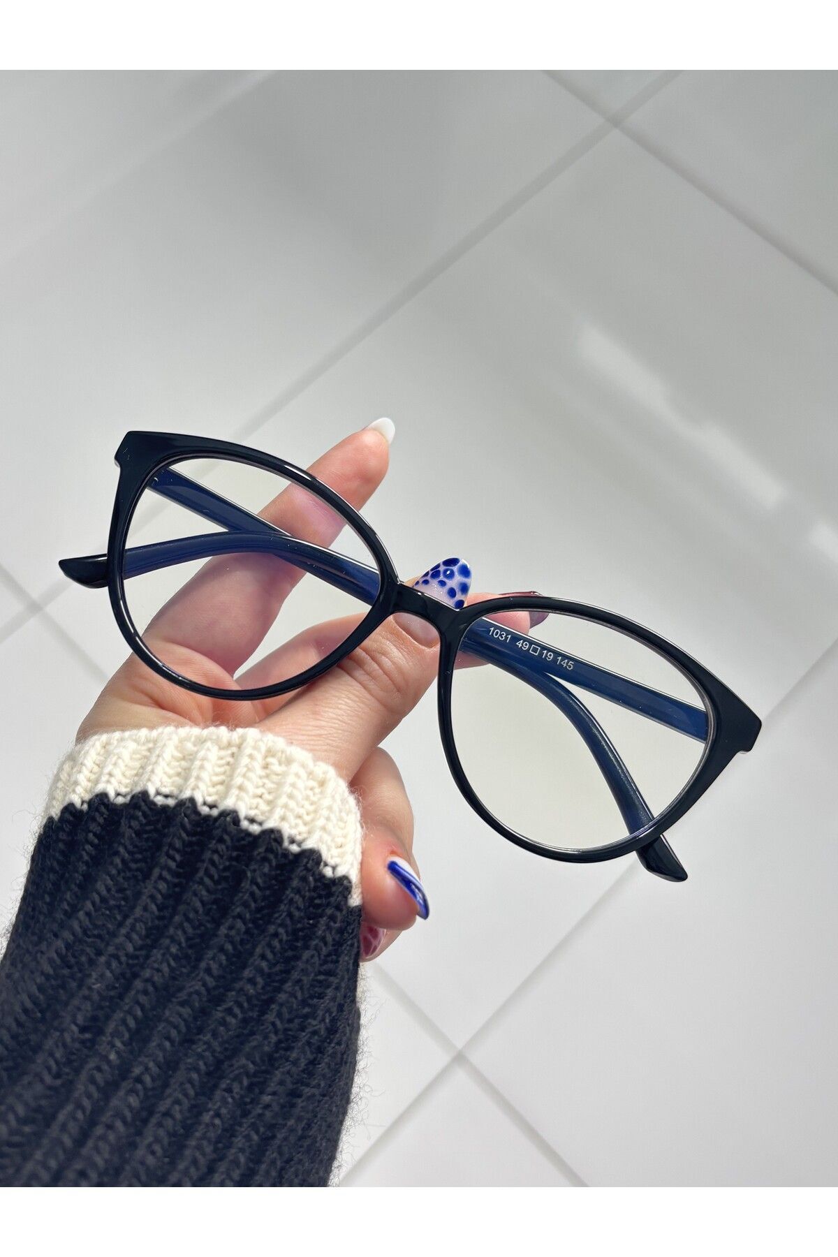 Talia Siyah Mavi Işık Filtreli Ekran Gözlüğü Optik Uyumlu Camları Değişebilir