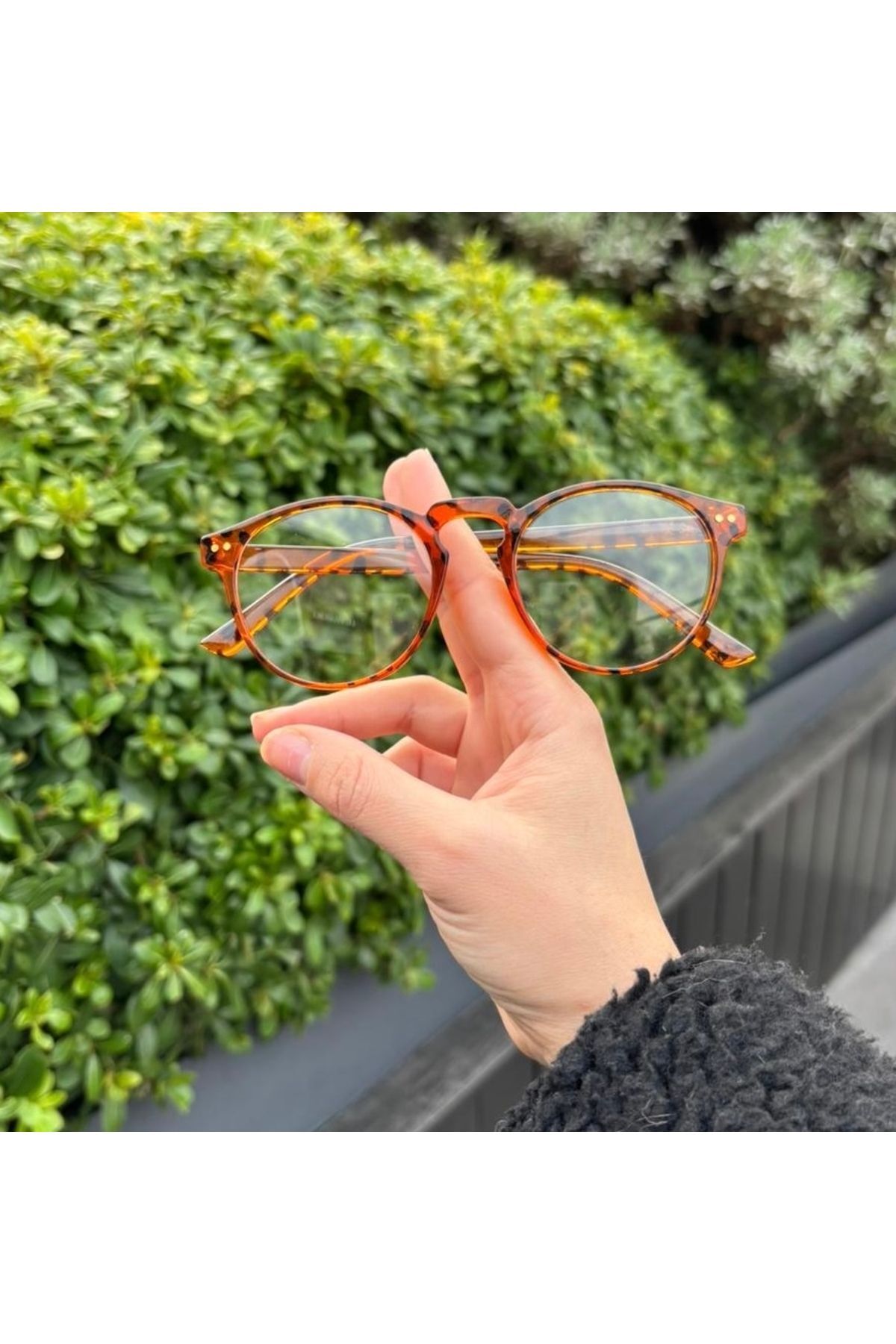 Leopar Desen Unisex Mavi Işık Filtreli Korumalı Bilgisayar Gözlüğü