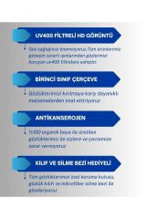 Fadi Gold Sap Çerçevesiz Polarize Cam Unisex Şik Güneş Gözlüğü